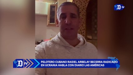 Pelotero cubano Raidel Arbelay Becerra radicado en Ucrania habla con Diario Las Américas
