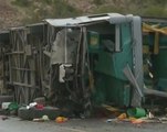 Bus carrying child dance group crashes killing 15 in Argentina