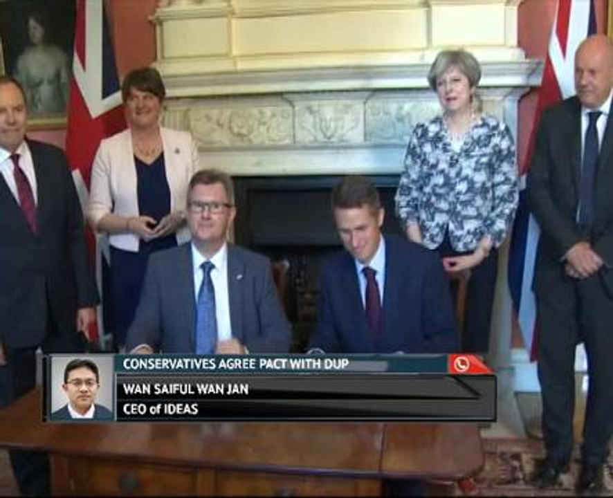 Conservatives agree pact with DUP