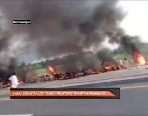 Angka kematian lori tangki meletup di Pakistan meningkat