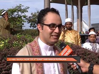 10 ribu warga hadir Solat Sunat Hari Raya di Putrajaya