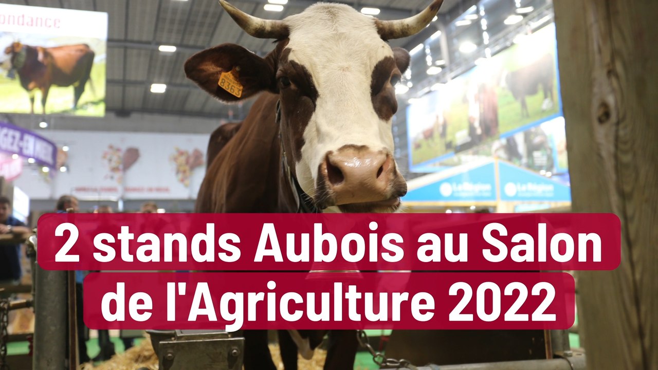 2 stands Aubois au Salon de l'Agriculture