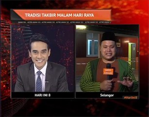 Tradisi takbir malam hari raya