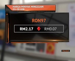 Harga minyak mingguan 21-28 Jun