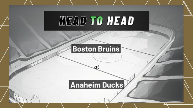 Boston Bruins At Anaheim Ducks: Puck Line