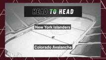 New York Islanders At Colorado Avalanche: Puck Line
