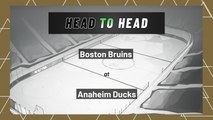 Boston Bruins At Anaheim Ducks: First Period Over/Under