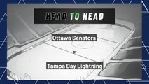 Ottawa Senators At Tampa Bay Lightning: First Period Moneyline