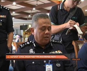 11 'hotspot' kemalangan maut Melaka dikenal pasti
