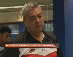 Angkat berat dan bola tampar secara terbuka akui sukar raih emas