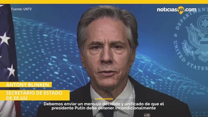 Blinken: Debemos condenar los graves abusos de derechos humanos de Rusia