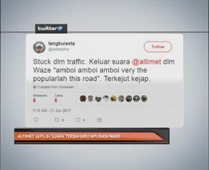 Altimet dipilih suara terbaharu aplikasi Waze