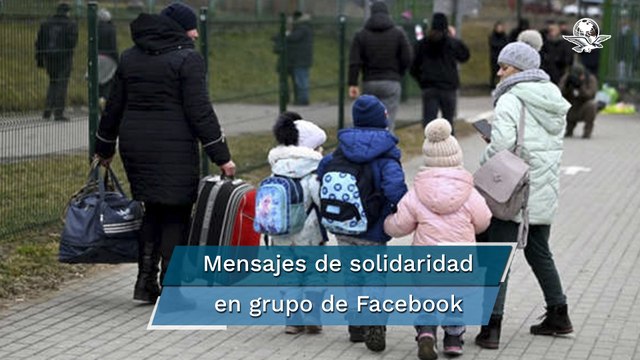 Ofrecen mexicanos alojamiento y apoyo a ucranianos