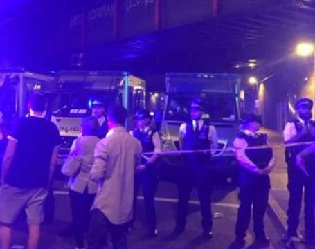 Several injured after van hits pedestrians in north London