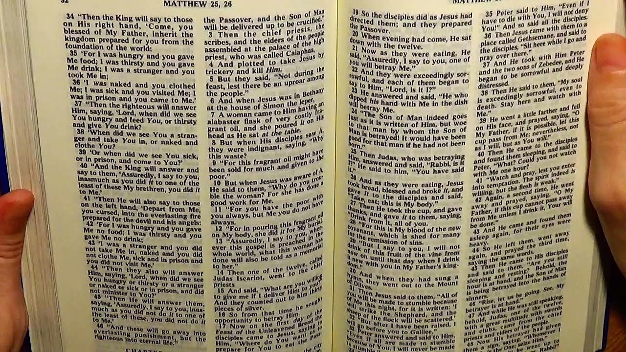 Matthew 26, the New Testament