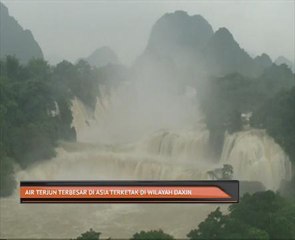 Air terjun terbesar di Asia terletak di wilayah Daxin