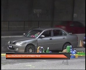 Dua penjenayah mati ditembak polis