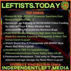 #Russia Hit With BIGGEST Economic #Sanctions EVER + MUCH more!! | 3/1 Leftists Today
