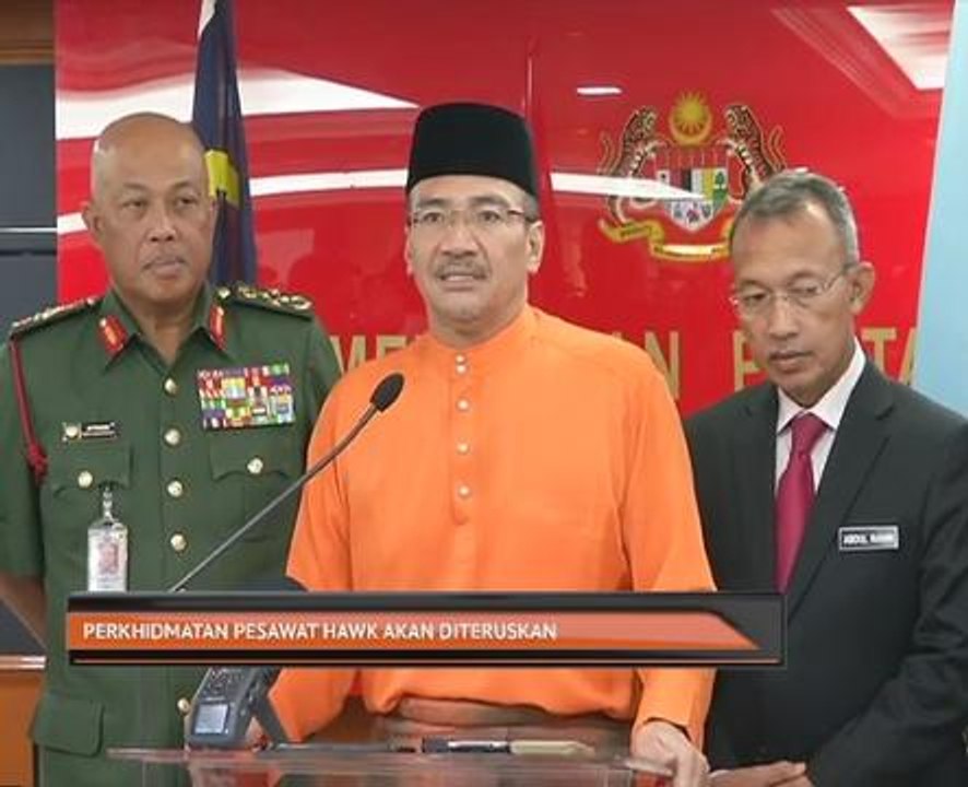 Perkhidmatan pesawat Hawk 108 akan diteruskan