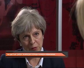 PM Britain umum pampasan kepada mangsa kebakaran