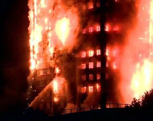 Fire engulfs London block of flats