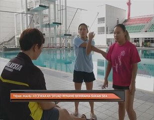 Tidak mahu kecewakan skuad renang berirama Sukan SEA