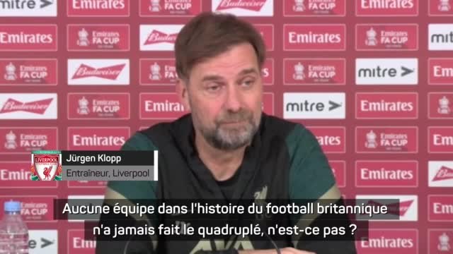 Liverpool - Klopp : Le quadruplé ? Nous n'y pensons même pas