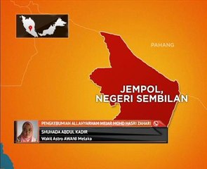 Pengebumian Allahyarham Mejar Mohd Hasri  Zahari