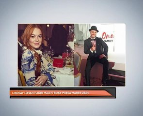 Lindsay Lohan hadir majlis buka puasa Maher Zain