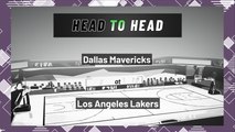Dallas Mavericks At Los Angeles Lakers: Spread