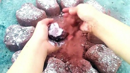 ASMR Rich red dirt hearts dry crumble dusty satisfying | Cr; Cs ASMR 146 