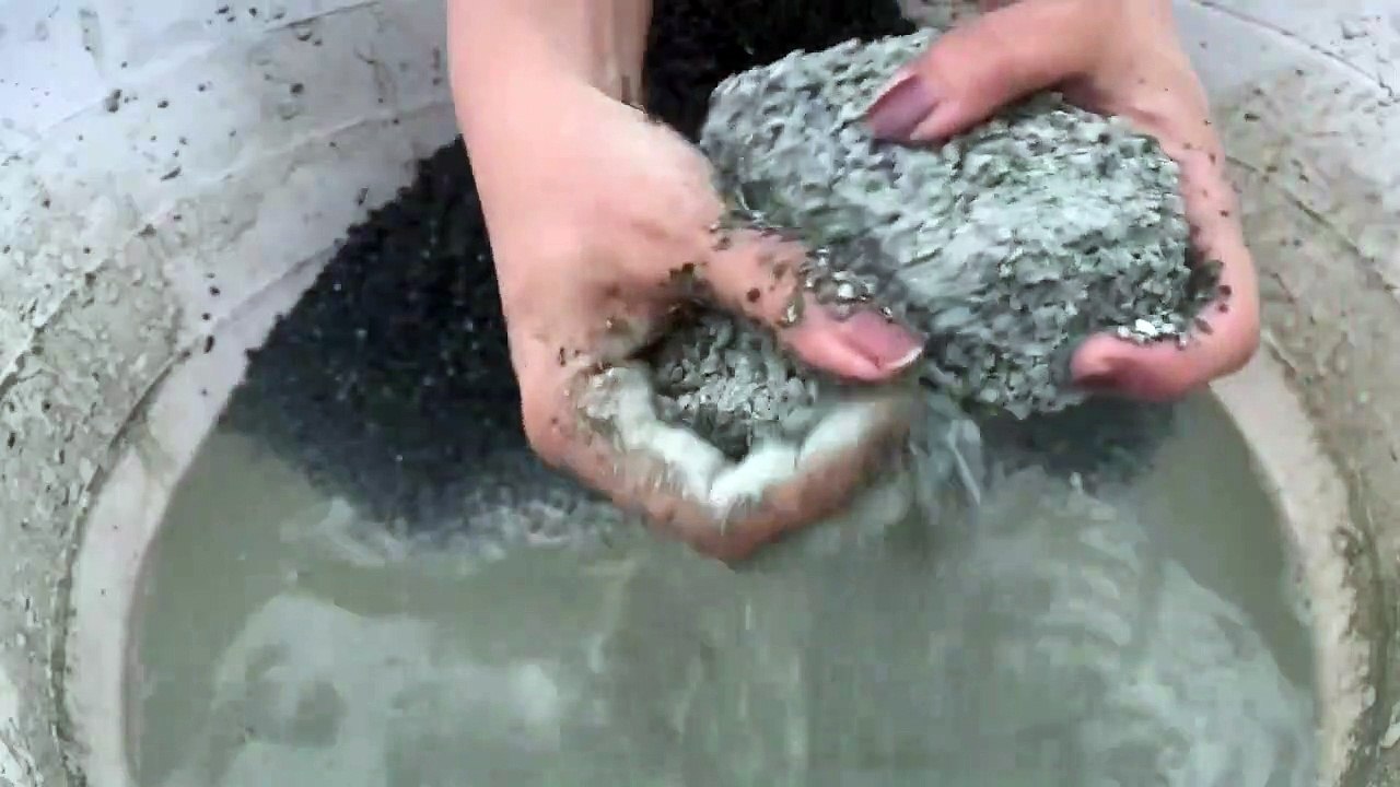 ASMR Super grainy sand cement water crumble | Cr; asmr chunks ❤