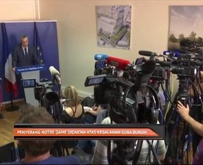 Penyerang Notre Dame didakwa atas kesalahan cuba bunuh