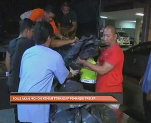 Polis akan mohon reman terhadap pemandu treler