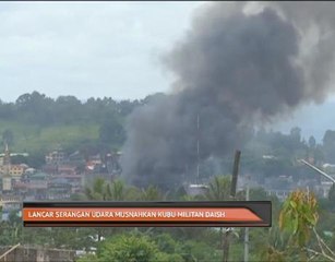 Lancar serangan udara musnahkan kubu militan Daish