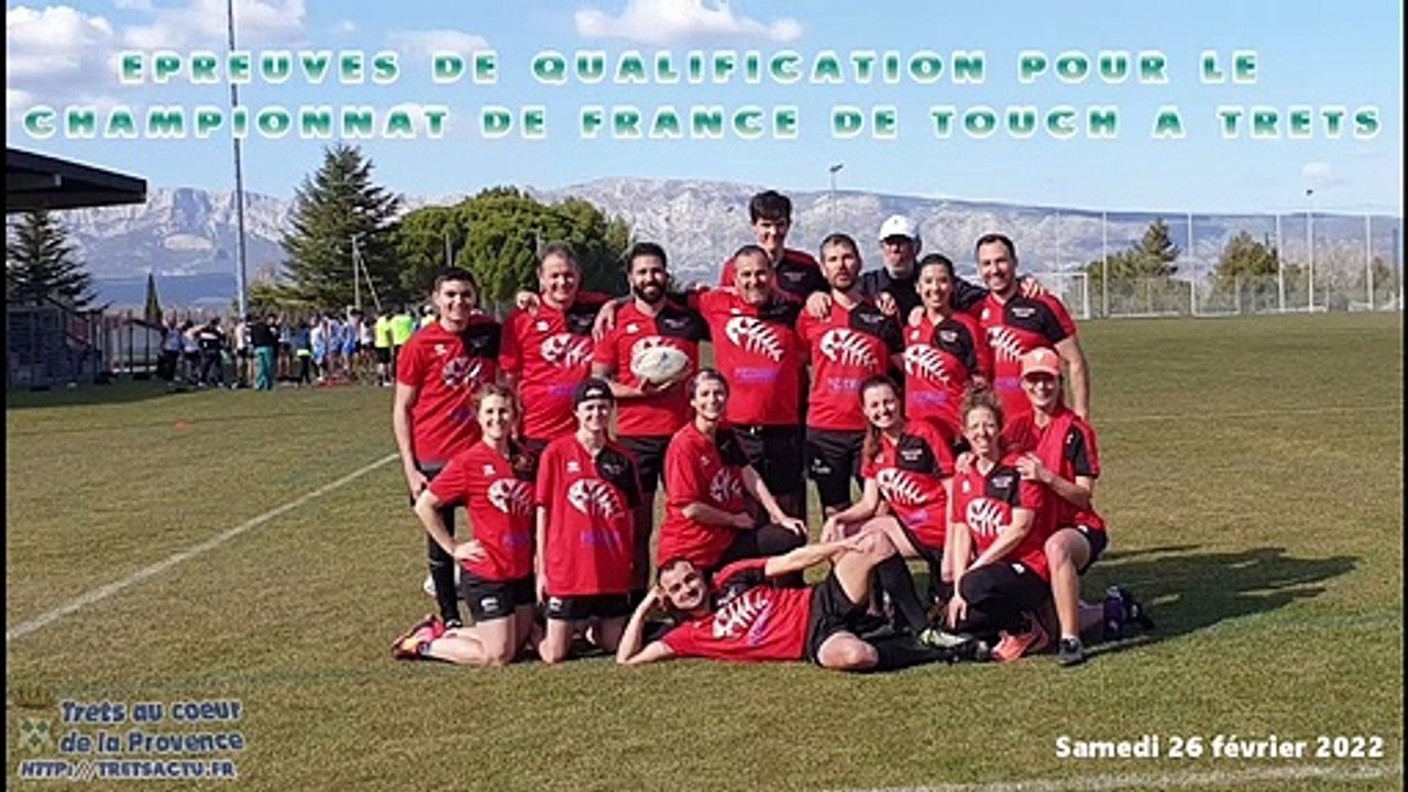 EPREUVES DE QUALIFICATION POUR LE CHAMPIONNAT DE FRANCE DE TOUCH A TRETS 26fev2022