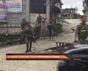 58 tentera Filipina maut dalam pertempuran di Marawi