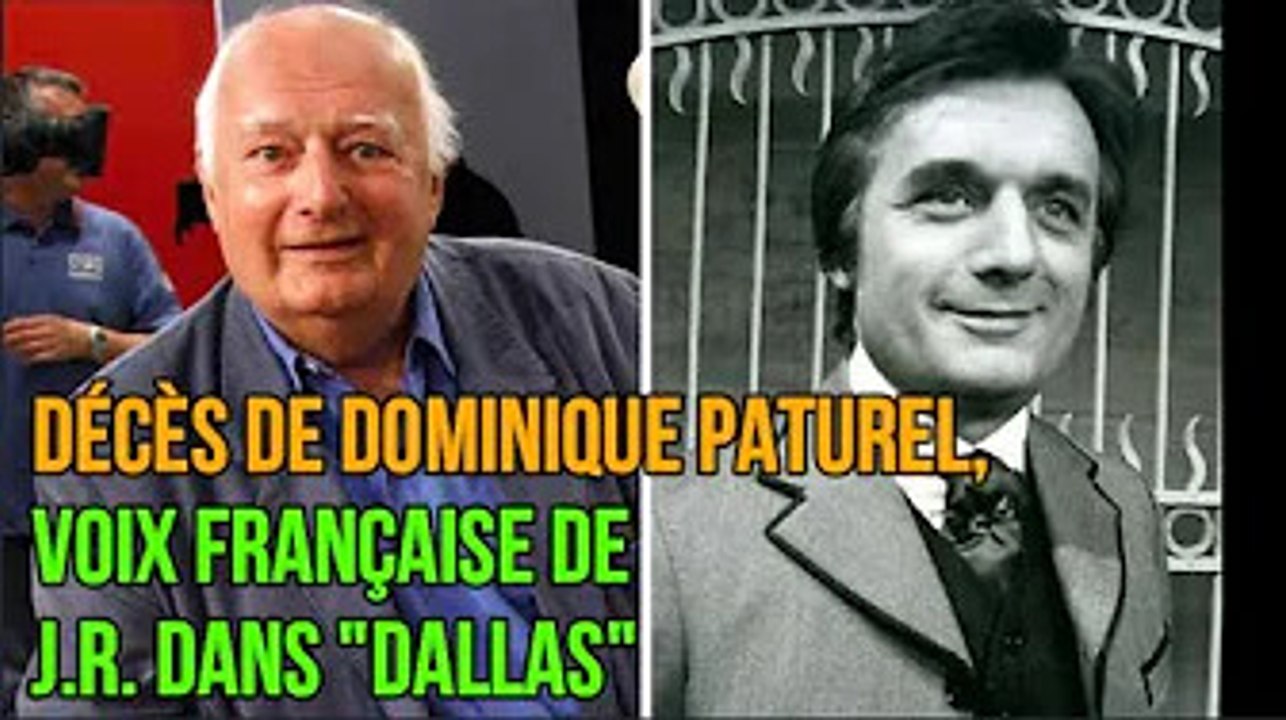Décès de Dominique Paturel, voix française de J.R. dans 