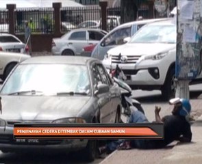 Penjenayah cedera ditembak dalam cubaan samun