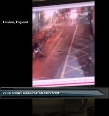 Video shows London attackers shot
