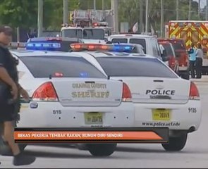 Bekas pekerja tembak rakan, bunuh diri sendiri