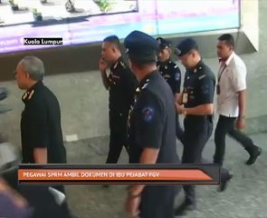 Pegawai SPRM ambil dokumen di pejabat FGV