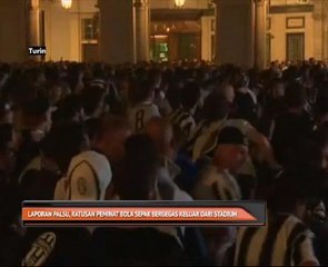 Laporan palsu, ratusan peminat bola sepak bergegas keluar dari stadium