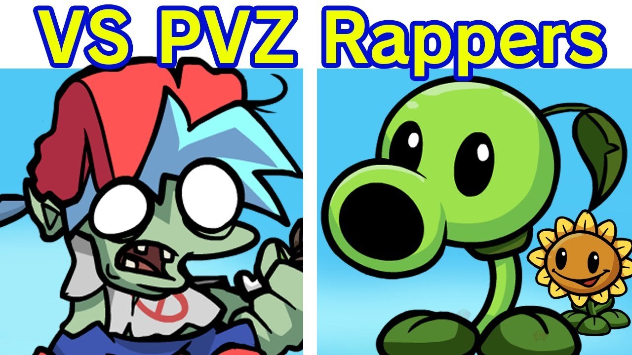Friday Night Funkin' VS Plants vs. Rappers FULL WEEK + Cutscenes (FNF