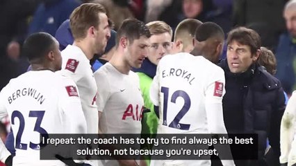 Conte frustated by Spurs inconsistency after Cup exit