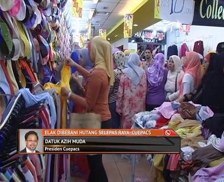 Elak dibebani hutang selepas raya - CUEPACS