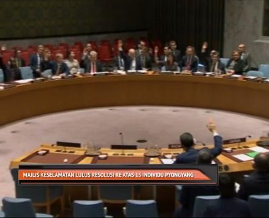 Majlis keselataman lulus resolusi ke atas 15 in...