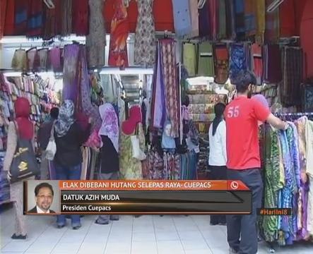 Rancang perbelanjaan, elak dibebani hutang selepas raya