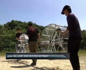 Japan firm shows work on flying car project