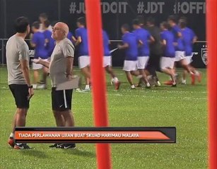 Tiada perlawanan ujian buat skuad Harimau Malaya